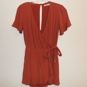 Abercrombie & Fitch XS Burnt Orange Romper